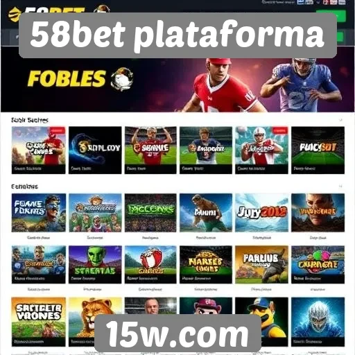 Comparativo das opções de jogos disponíveis na 58bet