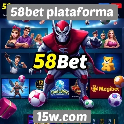 Variedade de jogos oferecidos na 58bet